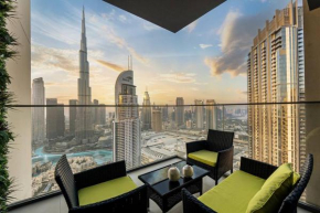 Venetian - Spacious 3BR Apartment with Stunning Burj Views